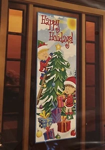 Christmas Door Cover Christmas Elf Door Cover Elves Christmas Door Cover 72x30 - Picture 1 of 2