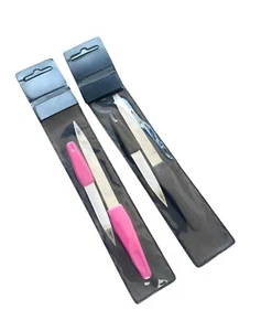 Manicure Pedicure Double Sided Metal Nail Files Strong Edges Dual Grade File - Picture 1 of 22