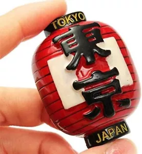 Tokyo Lanterna Mondo Frigo Calamita 3D Resina Collezione Viaggio Souvenir Turista - Foto 1 di 4