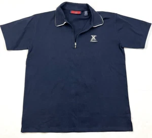 Crable for Her Women's Xavier University Embroidered 1/4 Zip Polo Golf Shirt L - Imagen 1 de 4