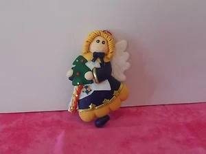 Colorido Ángel de Arcilla con Árbol de Navidad Árbol de Navidad Adorno Decoración - Imagen 1 de 4