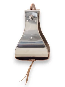 MetaLab Open Range 5-1/4″ Stainless Steel Covered Wooden Stirrups - Picture 1 of 1