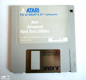 Disquette original ATARI MEGA ST Hard Disk Utilities HDX AHDI HINSTALL Atari ST - Foto 1 di 8