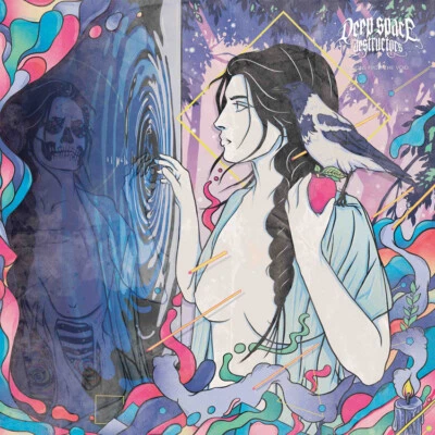 DEEP SPACE DESTRUCTORS - VISIONS FROM THE VOID, 2018 BLUE vinyl LP, #099/205! - Image 1 of 2