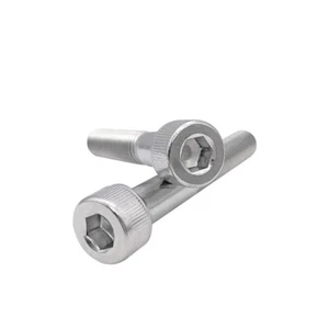 Viti testa tappo bullone bussola esagonale acciaio inox 304 DIN912 filettatura parziale M4-M12 - Foto 1 di 5