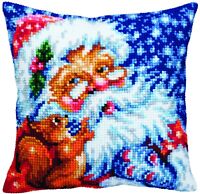 "Snowman" Front Cushion Cross stitch kit for Pillow Orchidea 9311 
