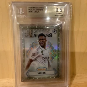 2022-23 Merlin UEFA Merlin’s Masters MM14 Vinicius Jr. BGS 9.5 Free Shipping US - Picture 1 of 2