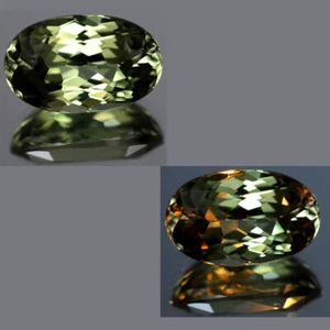 1.53 ct Mesmerizing Oval (9 x 5 mm) Turkey Color Change Diaspore Loose Gemstone - Picture 1 of 4