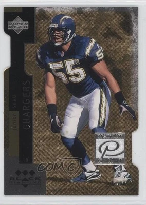 1998 Upper Deck Black Diamond Premium Cut Triple Diamond Junior Seau #PC9 HOF - Image 1 of 2