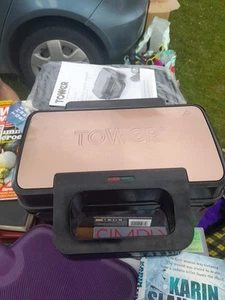 Tower Rose Gold Edition 3 In 1 SNACK MAKER. - Picture 1 of 4
