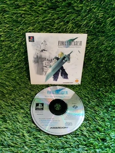 Final Fantasy VII 7 Preview Demo Disc w/ Sleeve Sony Playstation Ps1 Tested - Picture 1 of 3