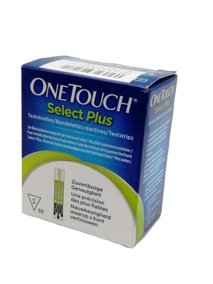 ONE TOUCH Select Plus Blutzucker Teststreifen, 50 St PZN 11141287 - Bild 1 von 2