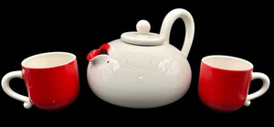 Juego de té de porcelana Fitz & Floyd Lip Service Marilyn Monroe tazas de tetera 1978 - Imagen 1 de 6