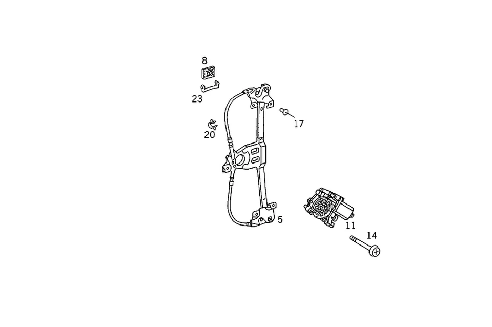 Elevalunas original Mercedes-Benz 140-730-11-46 Foto 1 de 1