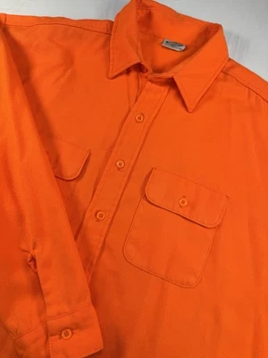 Camisa De Colección 5 Brother Para Hombres XL Naranja Brillante Caza L/S Abotonada Seguridad EE. UU. Foto 1 de 4