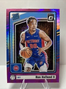 2024 Optic Ron Holland II #291 ROOKIE RC Pink Hyper Prizm - Picture 1 of 2
