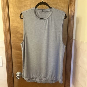 Vuori Shirt Herren Large L grau Strato Muscle ärmellos Crew Active Tee Männer - Bild 1 von 6