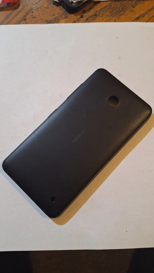 Cubierta de batería genuina negra Nokia Lumia 630 RM-976 Foto 1 de 1