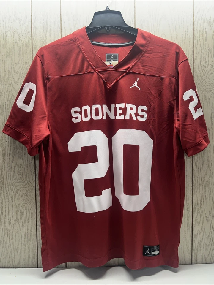 Nike Jordan Oklahoma Sooners Nigel Smith II #6 Football Jersey Mens XL