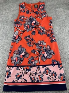 Vince Camuto Dress Size 2 Navy Multi Floral - Picture 1 of 6