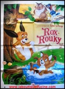 ROX ET ROUKY Affiche Cinéma Originale / French Movie Poster WALT DISNEY - Imagen 1 de 1