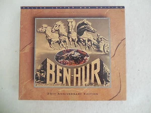 MGM - BEN-HUR - 35TH ANNIVERSARY EDITION - 2 VHS TAPE BOX SET Letter-Box Edition - Picture 1 of 3