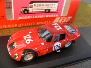 1/43 Best Alfa Romeo TZ2 Placa Florio 1966 #126 9105 - Imagen 1 de 1