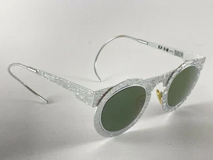 NEW VINTAGE IDC MARITHE FRANCOIS GIRBAUD SILVER SUNGLASSES MADE IN FRANCE - Picture 1 of 7