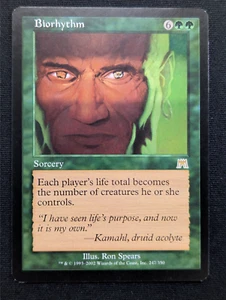 Biorhythm - Onslaught - NM - MTG - Magic the Gathering - Green - Sorcery - Picture 1 of 4