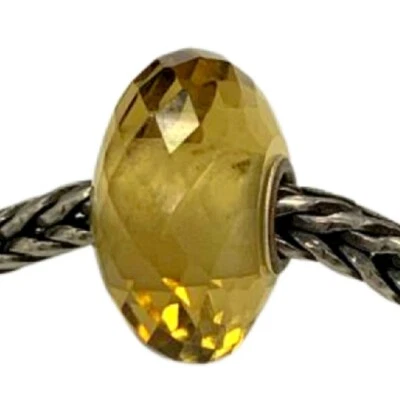 Auténtico cuarzo dorado Trollbeads piedra preciosa 51807:1 Foto 1 de 3