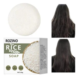 1x Rice Hair Regrowth Shampoo Bar Soap, Fast Hair Care Hair - 60g Anti Loss X7K1 - Picture 1 of 9