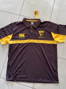 hawthorn hawks AFL supporter polo shirt in men's (XL) - Bild 1 von 1