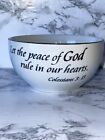 Coventry Daily Blessings Ceramic Bowl ?Let The Peace Of God Rule?Colossians 3:15