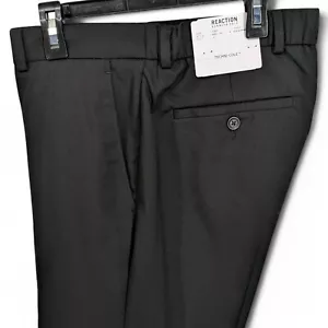 Kenneth Cole Men’s Ready Flex Slim Fit Stretch Dress Pants Black 31 x 32 New - Picture 1 of 6