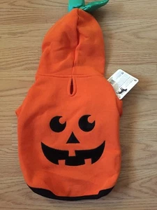 BOOTIQUE Naranja HALLOWEEN "CALABAZA" Sudadera con Capucha Cachorro/Perro xpequeño Nuevo con Etiquetas - Imagen 1 de 2