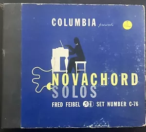 Four FRED FEIBEL 78's - NOVACHORD SOLOS - Set Number C – 76  - Imagen 1 de 6