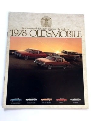 1978 Oldsmobile Sales Brochure Catalog Starfire Omega Cutlass Supreme Salon 442 Foto 1 de 4