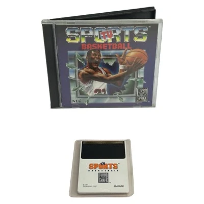 TV Sports Basketball (TurboGrafx-16, 1991) TG16 CIB Complete w/ Manual Tested - Image 1 of 4