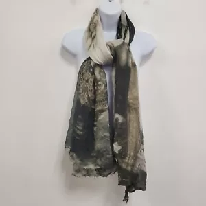 Ottotredici Womens Cashmere Blend Krishna Printed Scarf Rectangle Luxury Soft - Picture 1 of 12