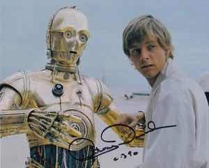 ANTHONY DANIELS signed Autogramm 20x25cm STAR WARS in Person autograph ACOA - Bild 1 von 1