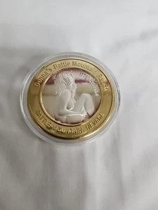 SELTENE Donna’s Ranch Bordell Medaille, Wilder Westen, Silver State, Ten Dollars, Silber - Bild 1 von 2