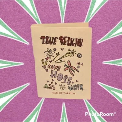 True Religion Love Hope Denim Eau De Parfum 0,05 OZ Muestra Spray Mujer ¡Nuevo! Foto 1 de 2