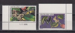TIMBRE STAMP 2 CENTRAFRIQUE Y&T#148-49 PAPILLON BUTTERFLY NEUF**/MNH-MINT ~E67 - Imagen 1 de 1
