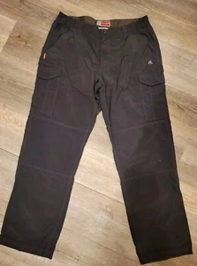Craghoppers Men's Outdoor Cargo Pants 32 x 29 Insect Shield Hiking Travel Black - Picture 1 of 17