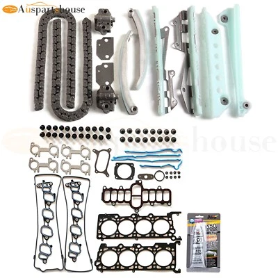 Juego completo de juntas de cadena de distribución para Ford F-150 Expedition Mustang 2001 4,6 L Foto 1 de 4