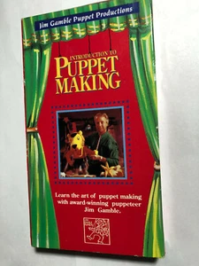 JIM GAMBLE PUPPET PRODUCTIONS- ART OF PUPPET MAKING JIM GAMBLE PUPPETEER VHS - Picture 1 of 2