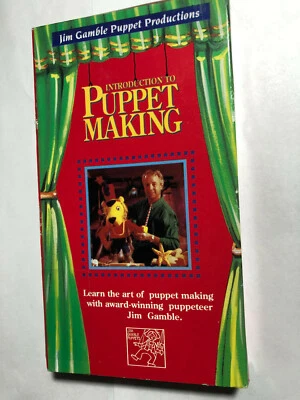JIM GAMBLE PUPPET PRODUCTIONS- ART OF PUPPET MAKING JIM GAMBLE PUPPETEER VHS - Image 1 of 2