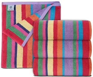 Oversized 30x60 Cotton Beach Towels Ultra Absorbent 4 Pack Unique Design - Picture 1 of 9