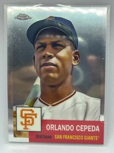 Orlando Cepeda 2022 Topps Chrome Platinum Anniversary Baseball # 180 - Picture 1 of 2