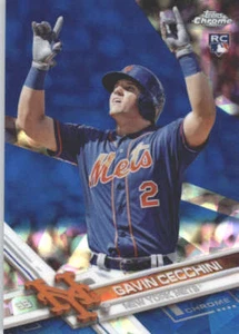GAVIN CECCHINI 2017 TOPPS CHROME SAPPHIRE EDITION #604 ONLY 250 MADE - Picture 1 of 2